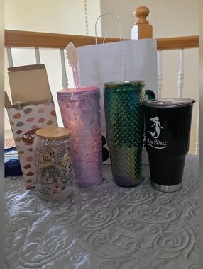 Tumblers, Glass Cup, And Togo Cups